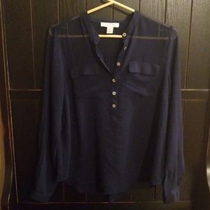 Navy Blouse